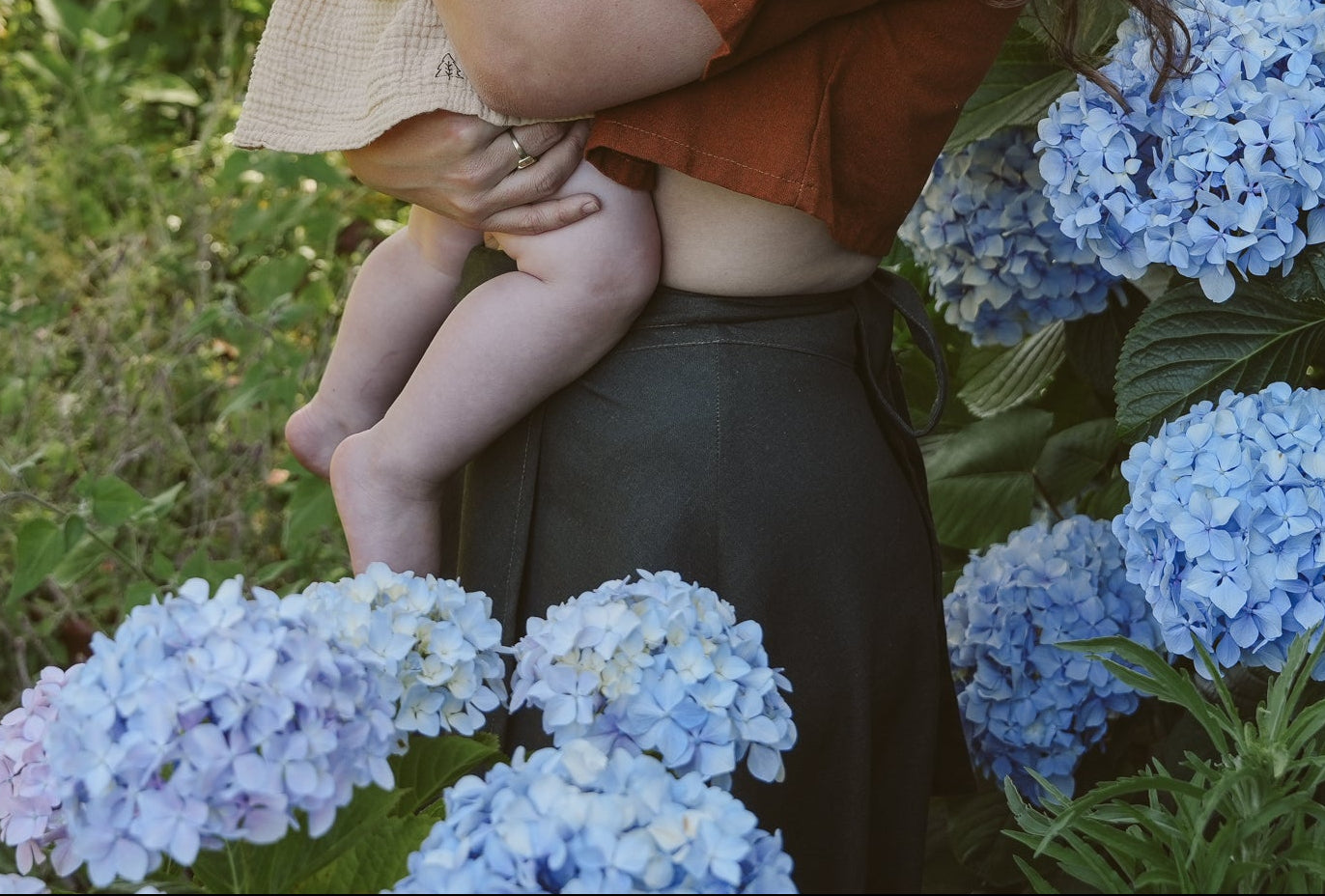 Linen Wrap Skirt
