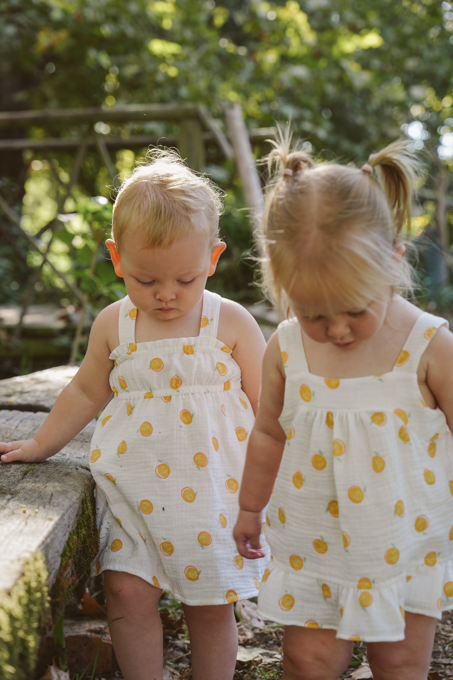 Sun Chaser Muslin Top - Citrus Print