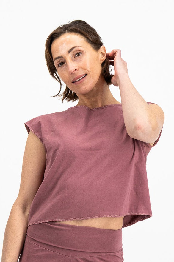 The Raglan Tank - Pale Purple