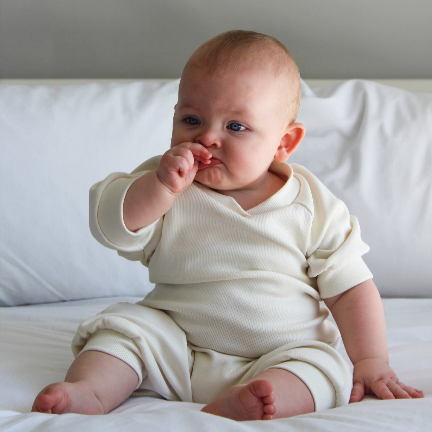 The Summer Romper - Butterbean Cream