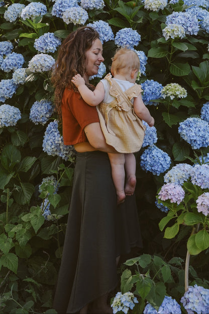 Linen Wrap Skirt