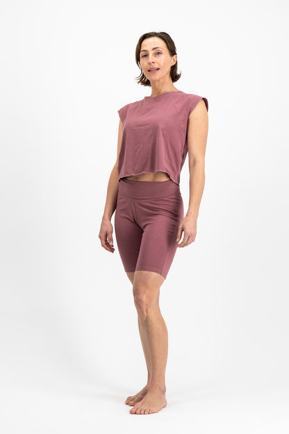 The Midi Shorts - Pale Purple