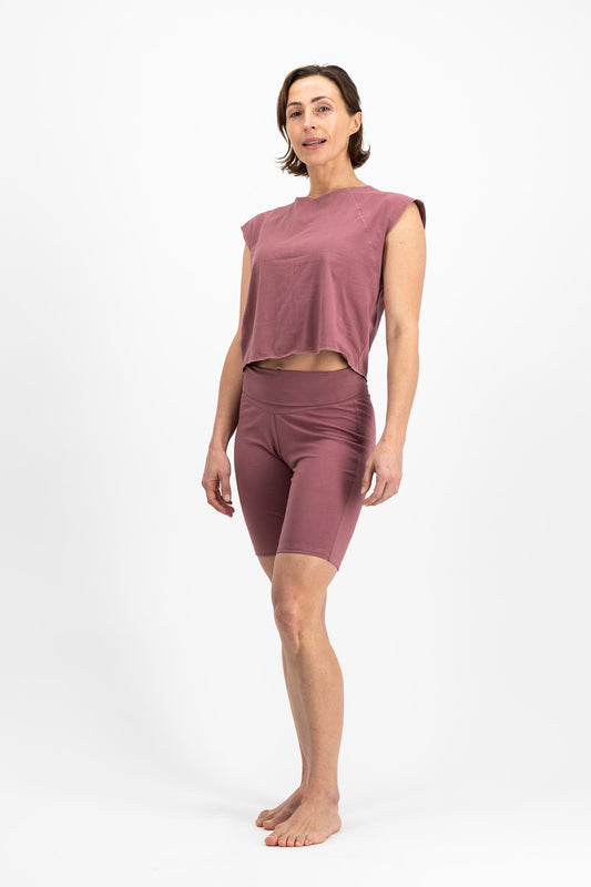 The Midi Shorts - Pale Purple