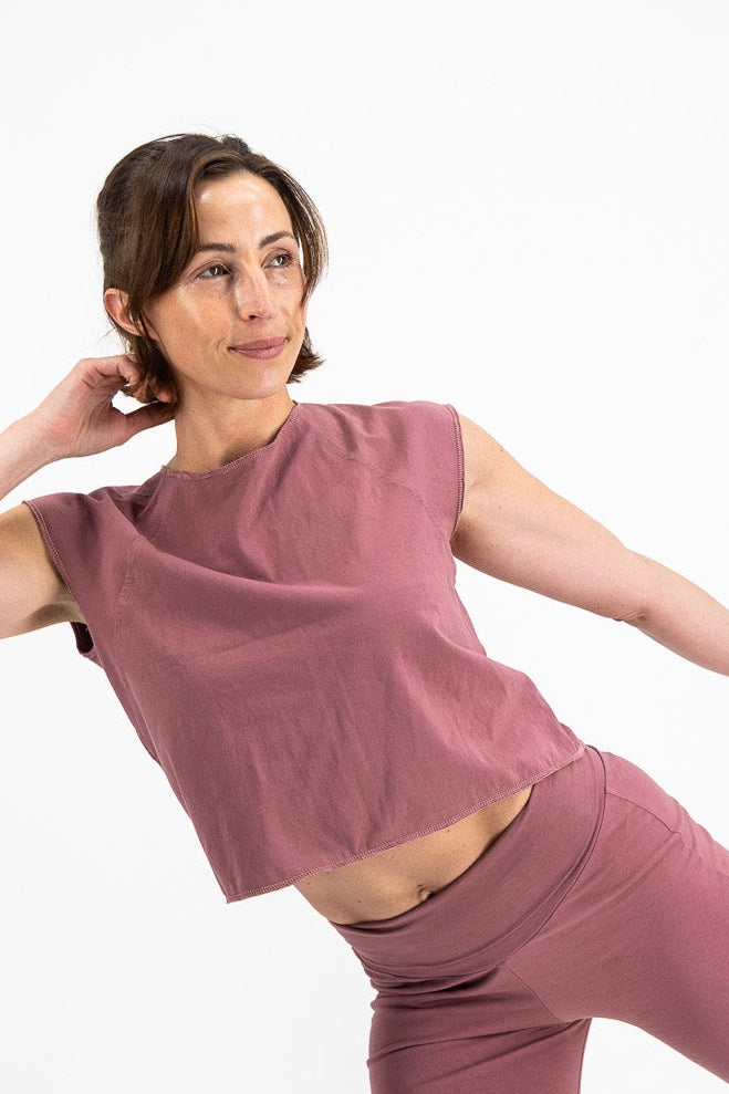 The Raglan Tank - Pale Purple
