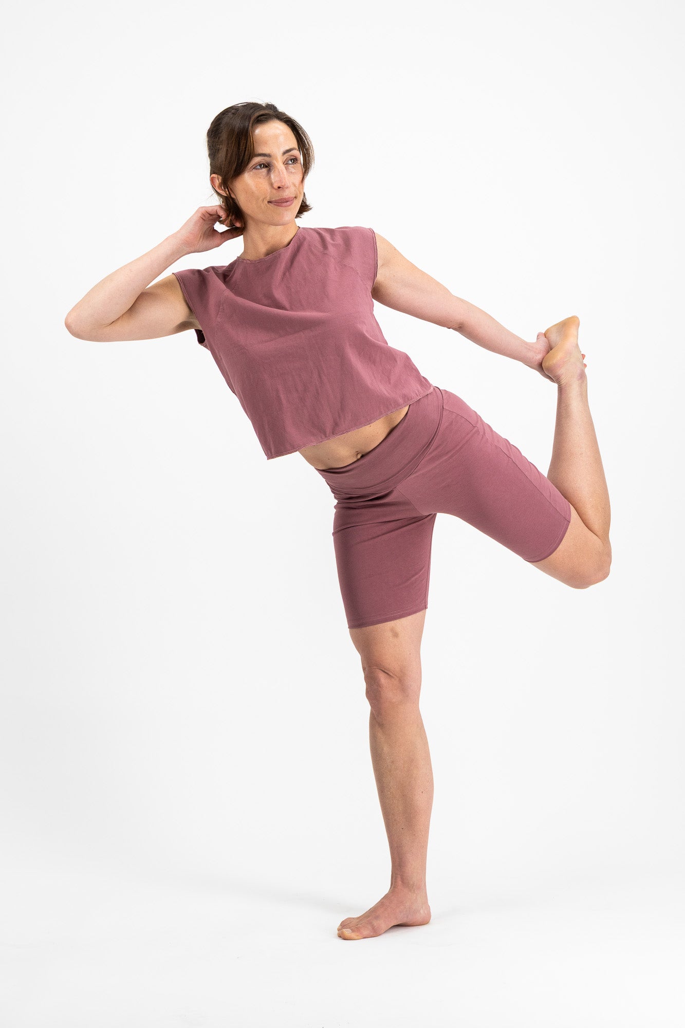 The Midi Shorts - Pale Purple