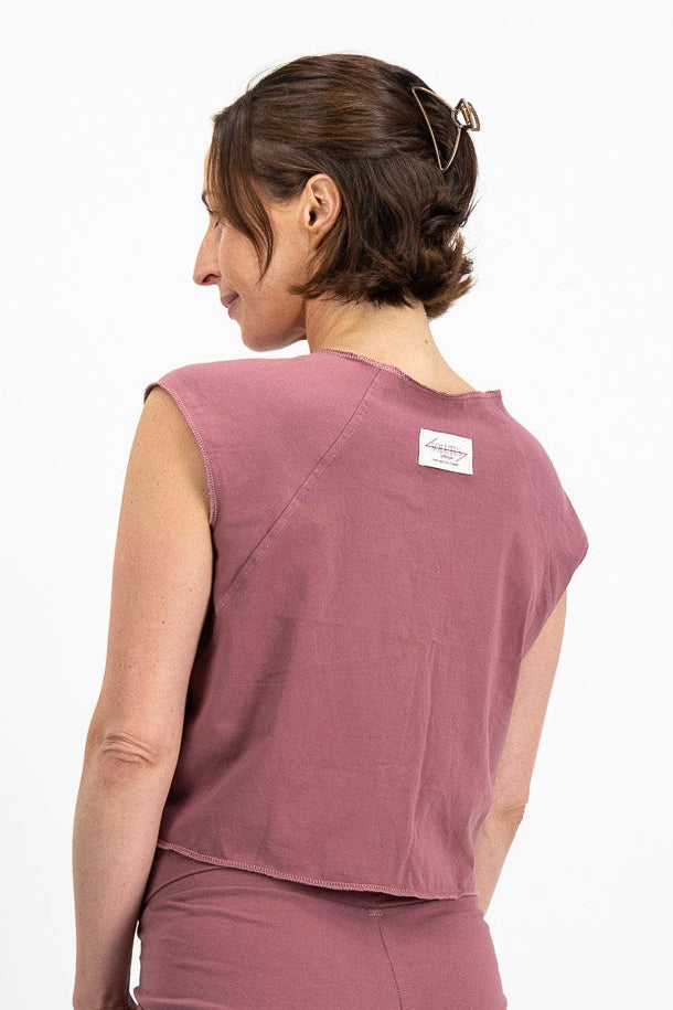 The Raglan Tank - Pale Purple