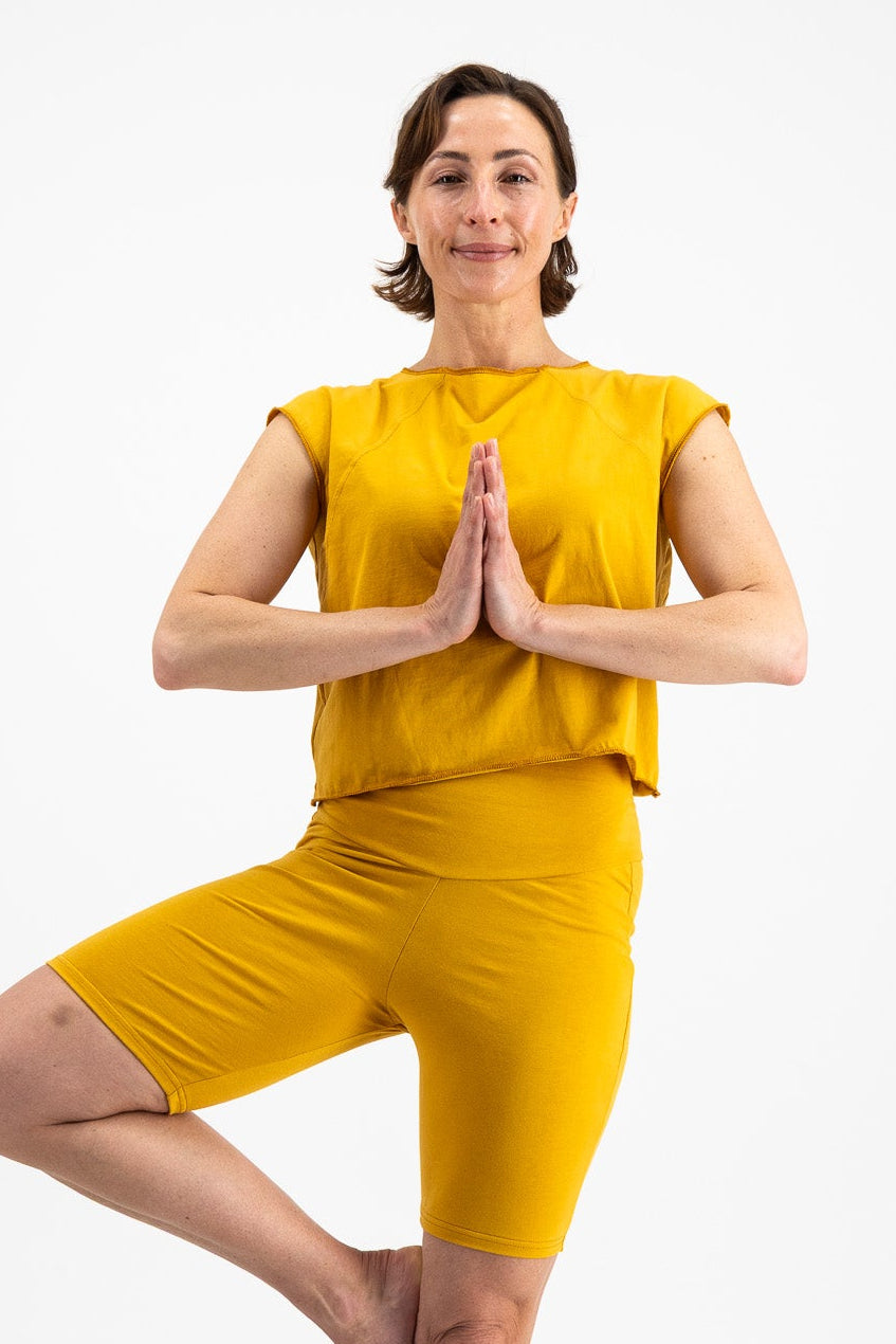 The Raglan Tank - Dijon Mustard