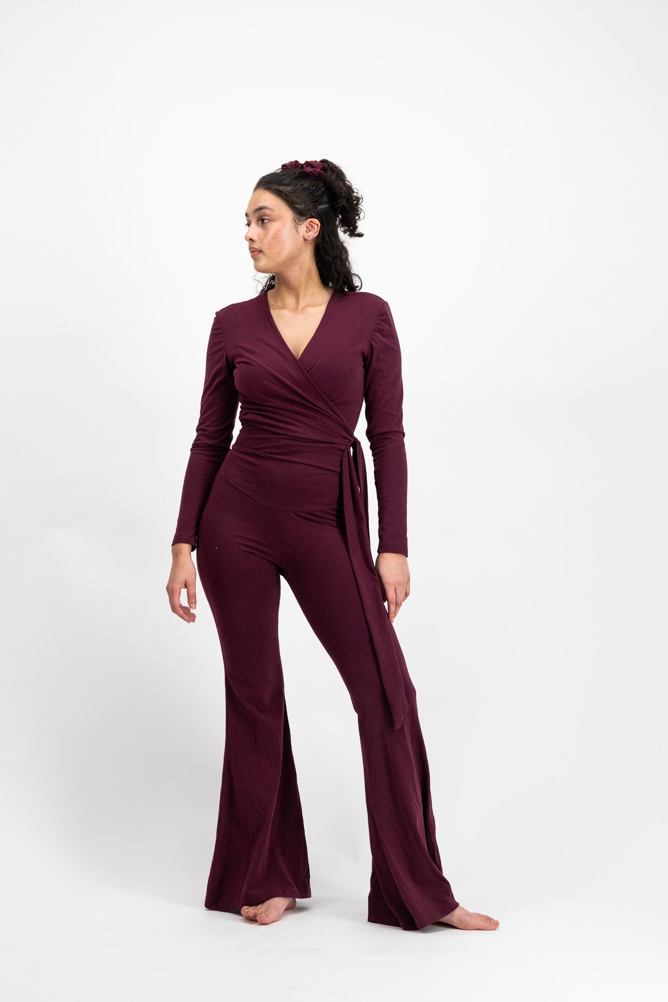 The Ballet Wrap - Maroon