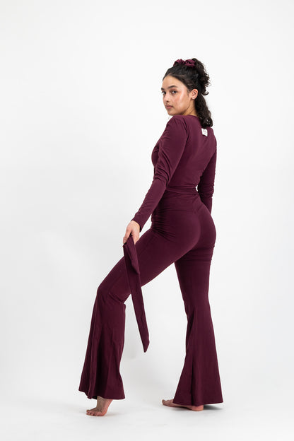 The Ballet Wrap - Maroon