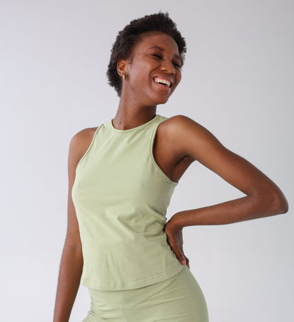 The Racerback Tank - Sage