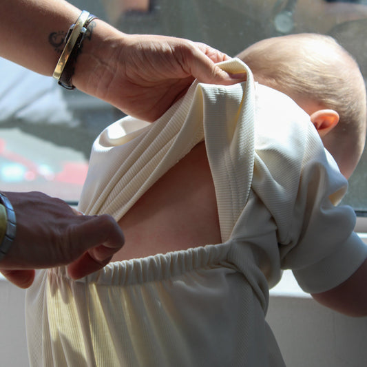 The Summer Romper - Butterbean Cream